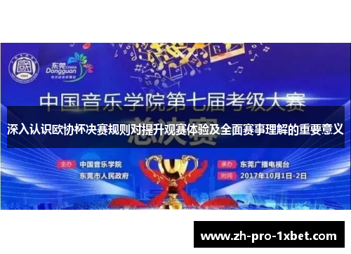 深入认识欧协杯决赛规则对提升观赛体验及全面赛事理解的重要意义